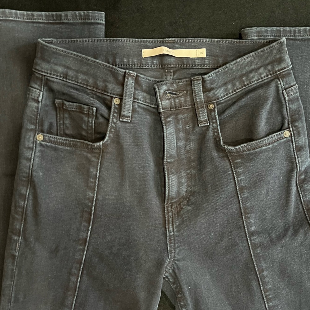 Hudson Navy Kick Flare Jeans